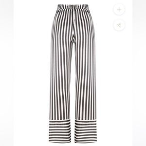 NWOT Diarrablu Leer Pants - Black Lines